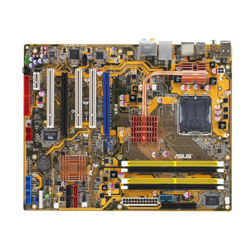 S-775 Asus P5K (iP35/ICH9 FSB1066 4*DDR2 2PCIe-x16 8ch GLAN 2*1394 ATX)