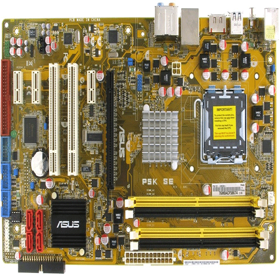 S-775 Asus P5K SE (iP35/ICH9 FSB1600 4*DDR2 PCIe-x16 8ch GLAN 1394 ATX)