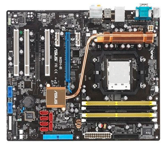 S-AM2 Asus M2N-E (nF570-Ultra 4*DDR2-800 PCIe-x16 8ch GLAN ATX)