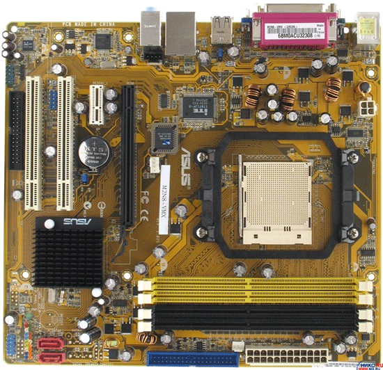 S-AM2+ Asus M2N8-VMX (RTL) SocketAM2 nForce 6100>SVGA+PCI-E+GbLAN SATA RAID U133 MicroATX 4DDR-II PC-6400